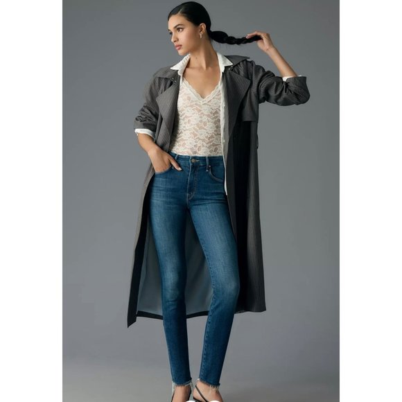 MOTHER The Looker Ankle Fray Jeans Sz 25R - Picture 5 of 10